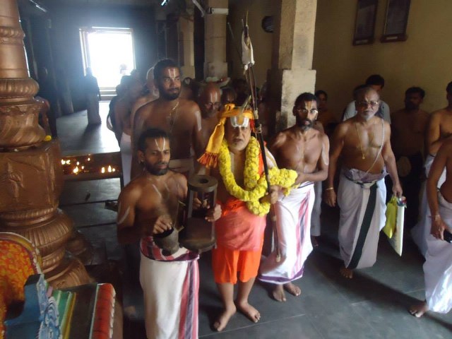 Srimushnam Andavan Mangalasasanam at Kumbakonam Sri Adhivaraha Perumal Temple  2014 16