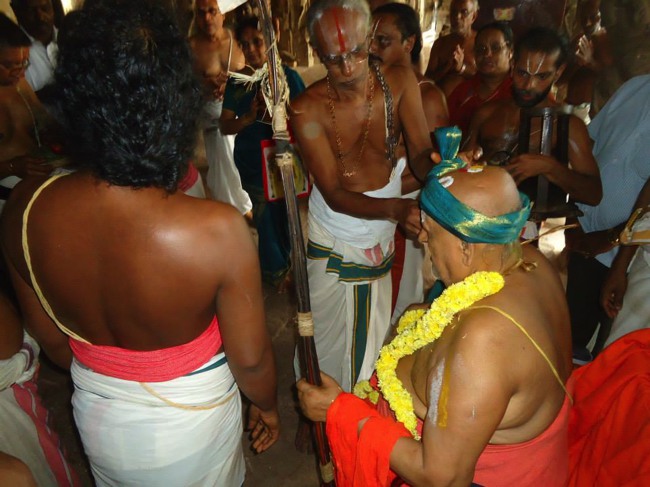 Srimushnam Andavan Mangalasasanam at Mannargudi Sri Rajagopalan Sannadhi  2014--07