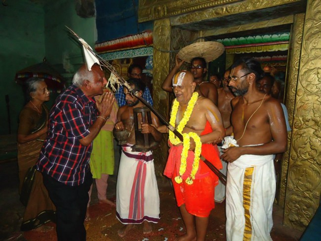 Srimushnam Andavan Mangalasasanam at Mannargudi Sri Rajagopalan Sannadhi  2014--17