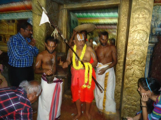 Srimushnam Andavan Mangalasasanam at Mannargudi Sri Rajagopalan Sannadhi  2014--18