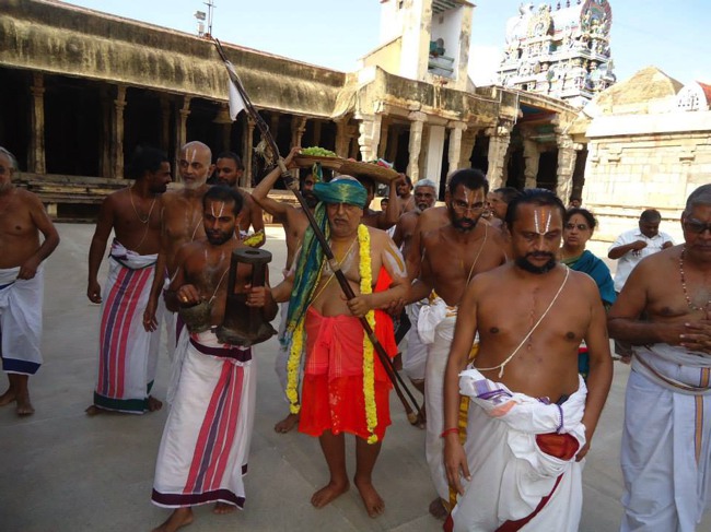 Srimushnam Andavan Mangalasasanam at Mannargudi Sri Rajagopalan Sannadhi  2014--19