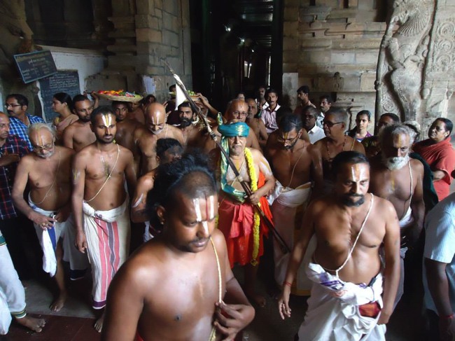 Srimushnam Andavan Mangalasasanam at Mannargudi Sri Rajagopalan Sannadhi  2014--22