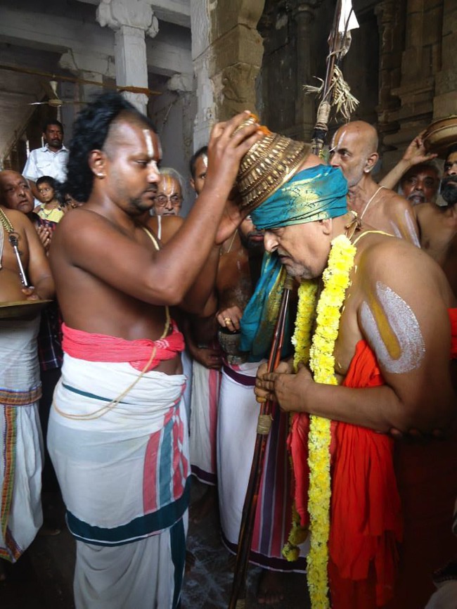 Srimushnam Andavan Mangalasasanam at Mannargudi Sri Rajagopalan Sannadhi  2014--24