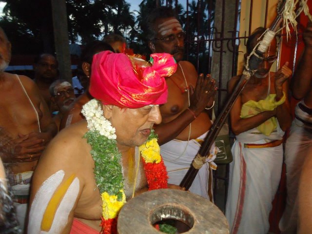 Srimushnam Andavan Mangalasasanam at Perumpuliyur Sri Sundararaja Perumal Temple  2014 01