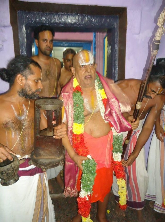 Srimushnam Andavan Mangalasasanam at Perumpuliyur Sri Sundararaja Perumal Temple  2014 05