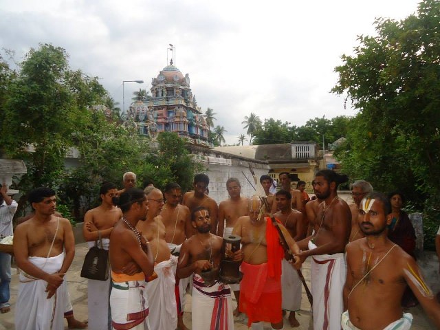 Srimushnam Andavan Thirukandiyur Harasaapa Vimochana Perumal  Kovil Mangalasasanam  2014 08