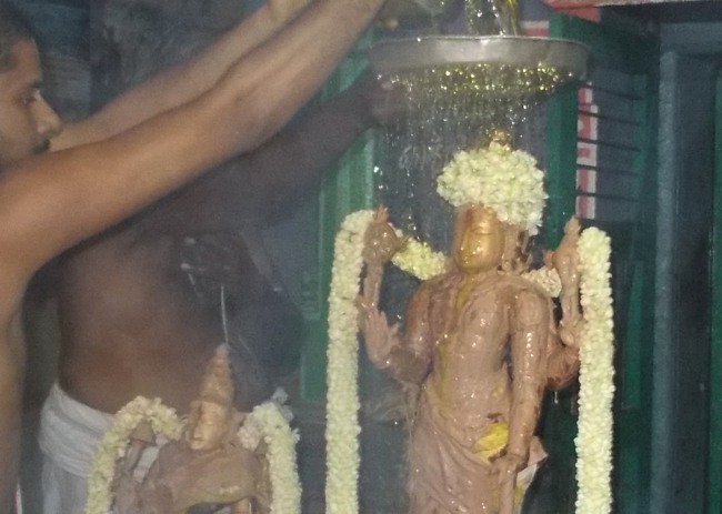 Therazhundur Andavan Thirunakshataram Thirumanjanam at Amaruviappan Temple 2014--04