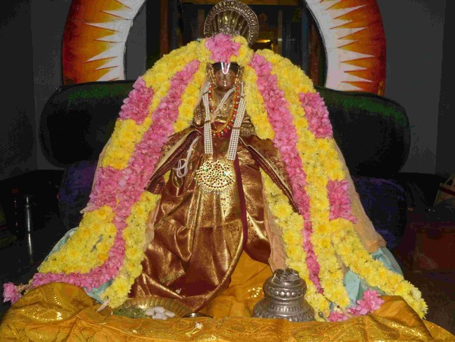 Thirukannamangai Swami Desikan 747 Thirunakshatra Utsavam commences  2014 01