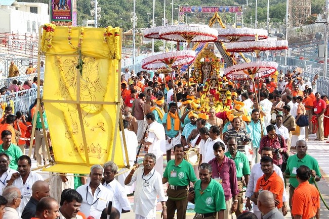 Tirumala Sri Malayappaswamy Temple Varshika Brahmotsavam Commences1