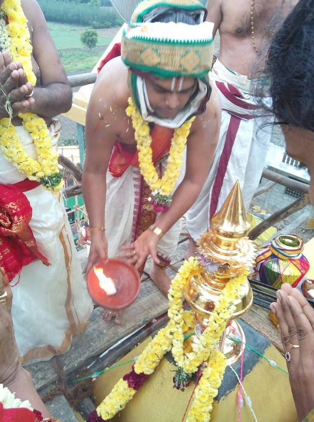 Villupuram Ongur Sri Lakshmi Narayana Perumal Mahasamprokshanm 3  kaala poojai 2014  12