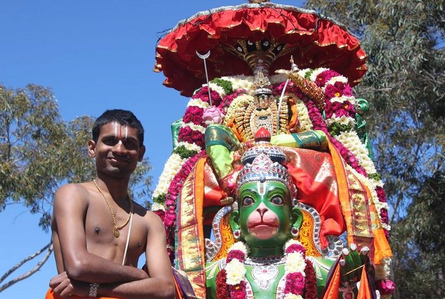 Australia Helensburg Sri Venkatesware Temple Brahmotsavam day 6 2014  02