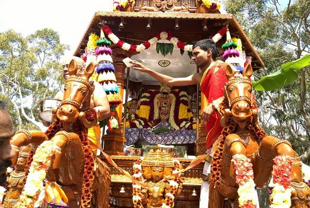 Australia Helensburg Sri Venkatesware Temple Brahmotsavam day 6 2014  04
