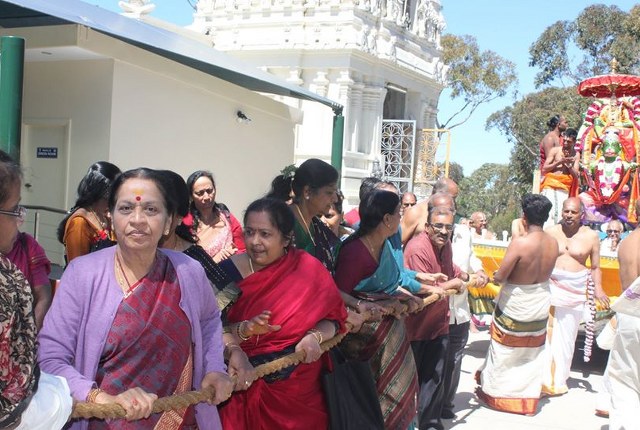 Australia Helensburg Sri Venkatesware Temple Brahmotsavam day 6 2014  06
