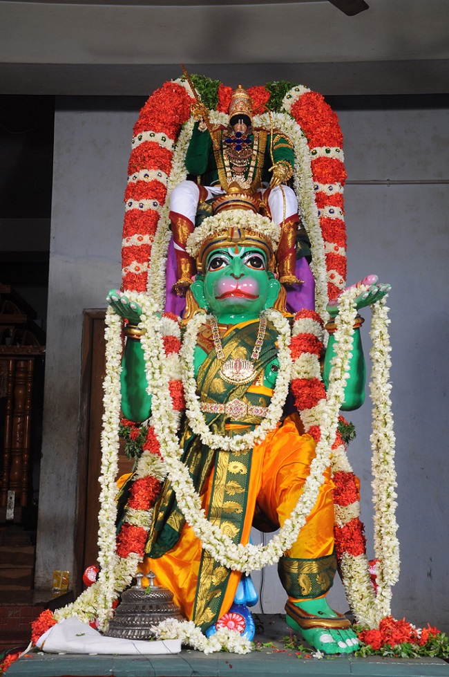 Gunaseelam Prasanna Venkatachalapathi Perumal Temple Brahmotsavam Hanumantha vahanam 2014 8