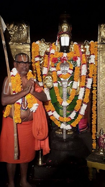 HH 46th Srimath Azhagiyasingar Mangalasasanam At Srinivasa Perumal Temple Rishikesh1