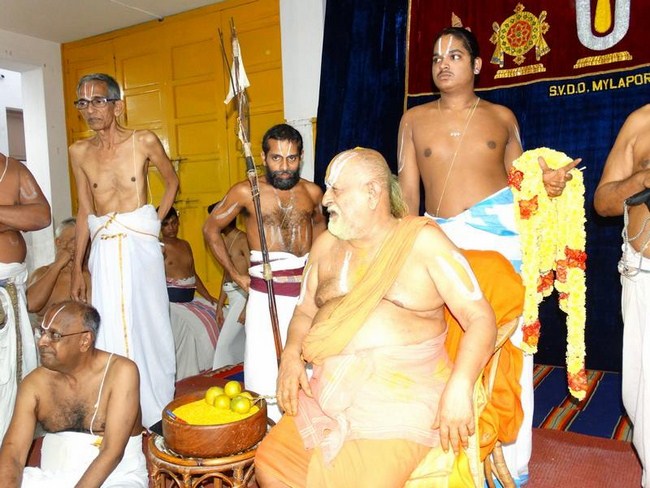 HH Srimushnam Andavan Mangalasasanam At Mylapore SVDD Srinivasa Perumal Temple 16