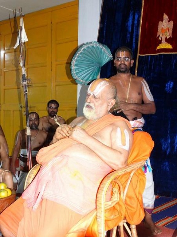 HH Srimushnam Andavan Mangalasasanam At Mylapore SVDD Srinivasa Perumal Temple 27