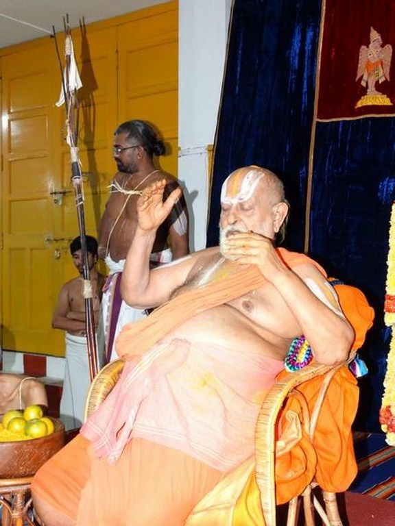 HH Srimushnam Andavan Mangalasasanam At Mylapore SVDD Srinivasa Perumal Temple 60