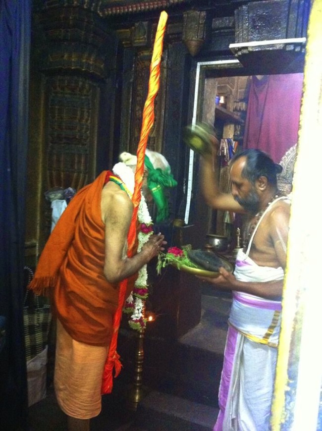 Sri Parakala Jeeyar Mangalasasanam At Sri Setha Varahaswami temple mysore 2014--01