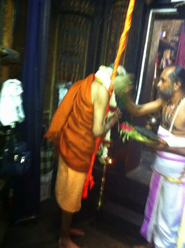 Sri Parakala Jeeyar Mangalasasanam At Sri Setha Varahaswami temple mysore 2014--02