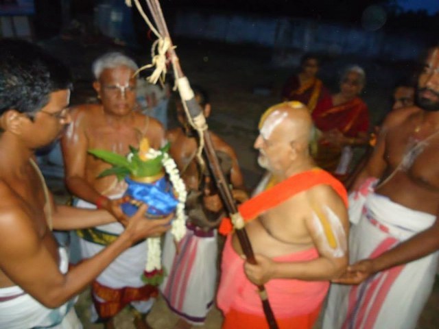 Srimushnam Andavan Mangalasasanam at Nagai Kasthuri Ranganatha PErumal Temple 2014 08