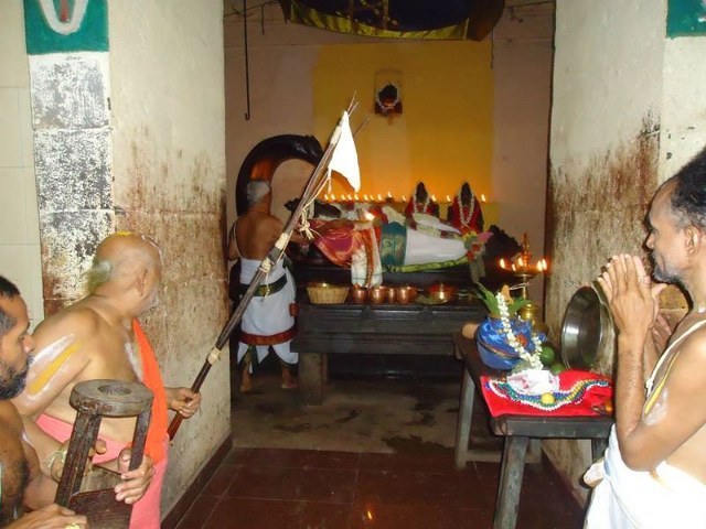 Srimushnam Andavan Mangalasasanam at Nagai Kasthuri Ranganatha PErumal Temple 2014 11