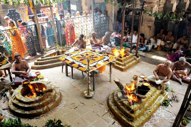 Upper Ahobilam Sri Ahobila Narasimha Swami Temple ThiruPavithrotsavam Commences1