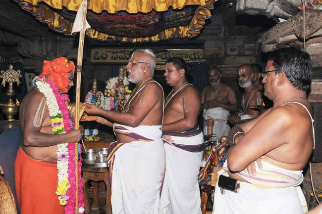 Karthikai Swathi Sudarsana Homam At Lower Ahobilam Sri Prahaladavardan Temple3