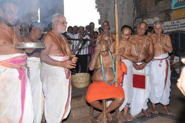 Karthikai Swathi Sudarsana Homam At Lower Ahobilam Sri Prahaladavardan Temple6