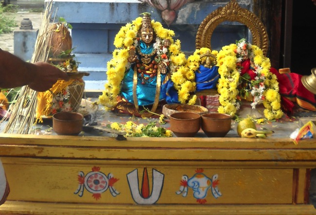 Swathi Homam and Thirumanjanam at Arasanipalai Sri Lakshmi Narayana Perumal temple 2014-00