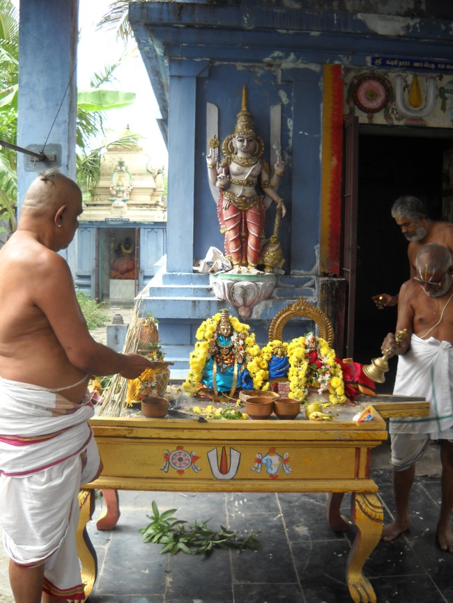 Swathi Homam and Thirumanjanam at Arasanipalai Sri Lakshmi Narayana Perumal temple 2014-05