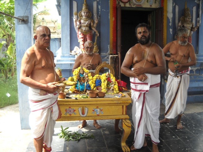 Swathi Homam and Thirumanjanam at Arasanipalai Sri Lakshmi Narayana Perumal temple 2014-06