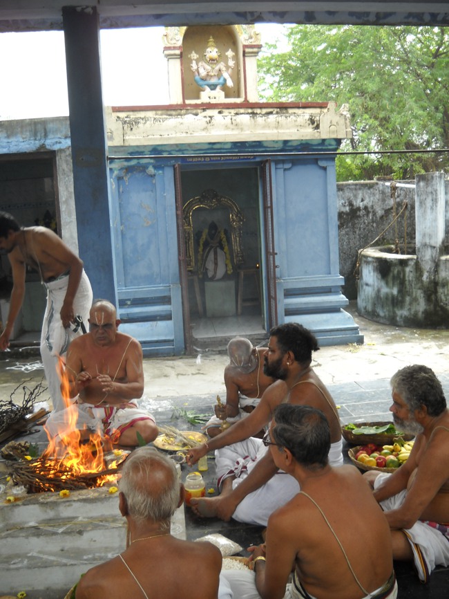 Swathi Homam and Thirumanjanam at Arasanipalai Sri Lakshmi Narayana Perumal temple 2014-11