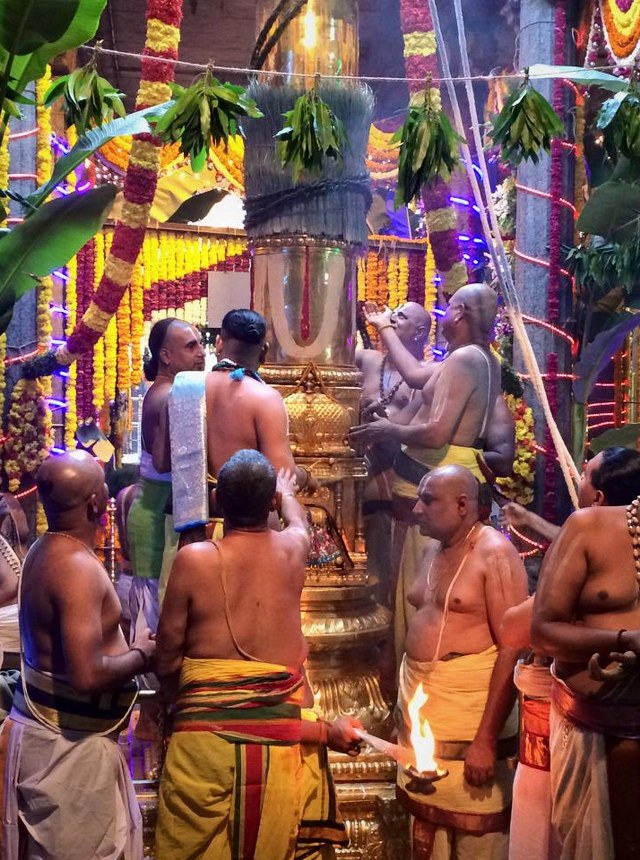 Thiruchanoor Sri Padmavathi Thayar Temple Kartheeka Brahmotsavam Dwajarohanam-201407