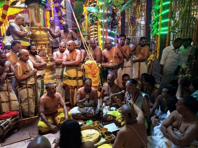 Thiruchanoor Sri Padmavathi Thayar Temple Kartheeka Brahmotsavam Dwajarohanam-201415