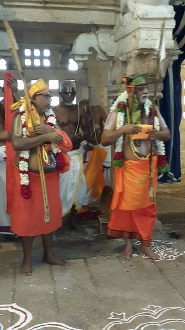 HH 46th Srimath Azhagiyasingar Mangalasasanam At Azhwar Thirunagari Sri Bhavishyadhacharyan Sannidhi 20