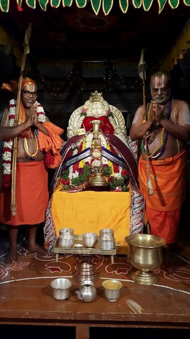 HH 46th Srimath Azhagiyasingar Mangalasasanam At Azhwar Thirunagari Sri Bhavishyadhacharyan Sannidhi 4
