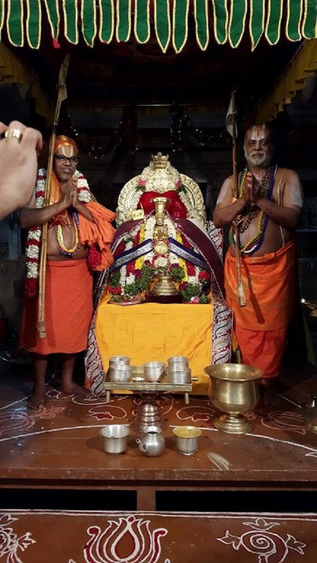 HH 46th Srimath Azhagiyasingar Mangalasasanam At Azhwar Thirunagari Sri Bhavishyadhacharyan Sannidhi 7