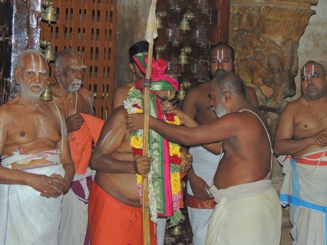 HH 46th Srimath Azhagiyasingar Mundram Naal Mangalasasanam At Azhwar Thirunagari Sri Adhinathar Kovil 1