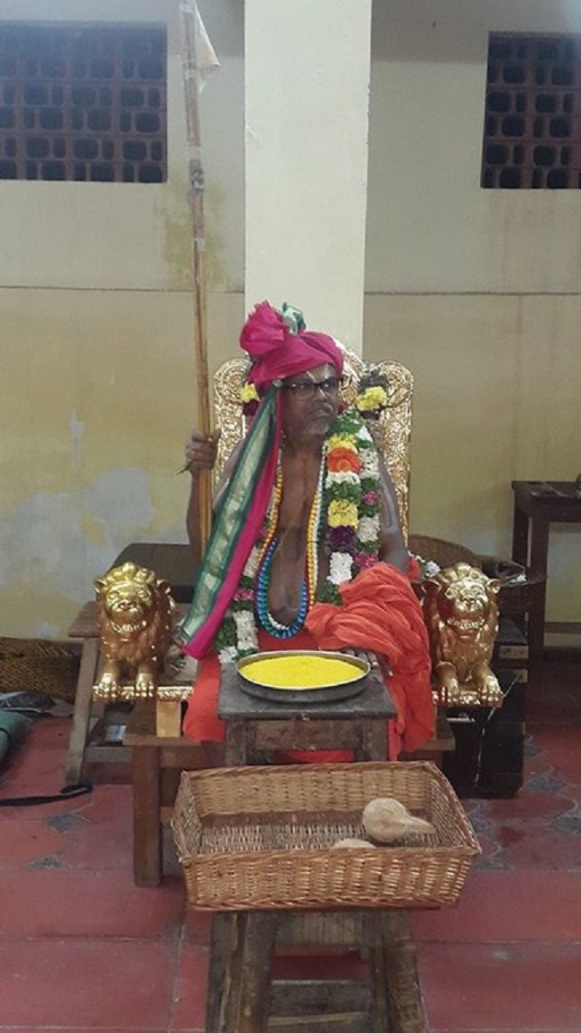 HH 46th Srimath Azhagiyasingar Mundram Naal Mangalasasanam At Azhwar Thirunagari Sri Adhinathar Kovil 15