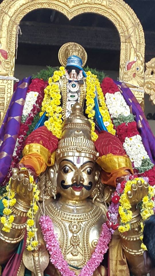 Chennai Broadway Acharappan street Sri Adhikesava Perumal  Temple Rathasapthami Purappadu 2015-5