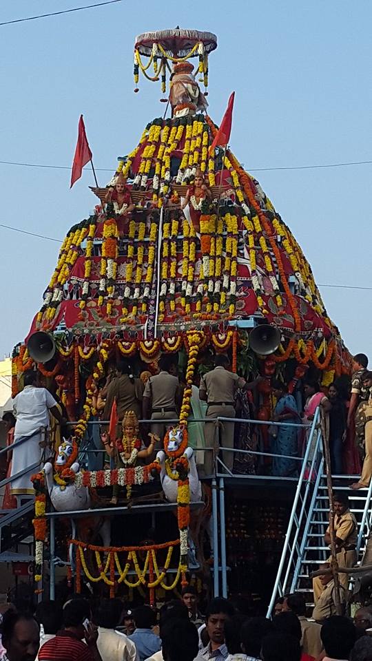 Devuni Kadapa Sri Lakshmi Venkateswaa Perumal Temple Ratha Sapthami 2015-15