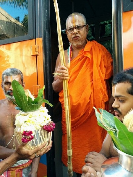 HH Srimath Azhagiyasingar Vijayam To Nanganallur Sri Lakshmi Narasimhar Temple13