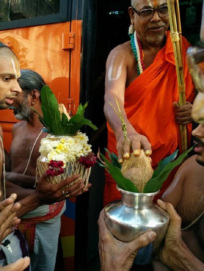 HH Srimath Azhagiyasingar Vijayam To Nanganallur Sri Lakshmi Narasimhar Temple22
