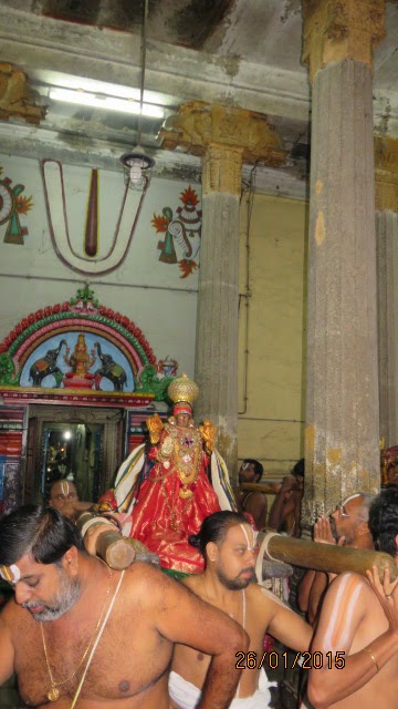 Kanchi Devaperumal Rathasapthami  Purappadu Surya Prabhai 2015-05