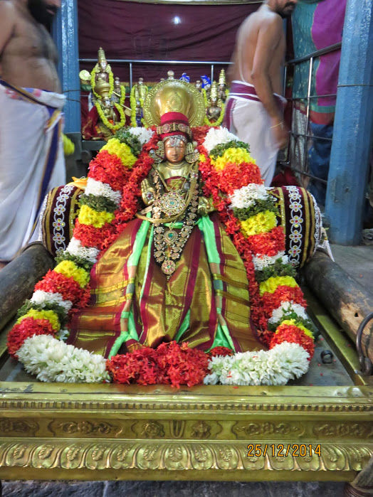Kanchi Devaperumal Sannadhi margazhi Sravana Swami Desikan Purappadu  2014-01