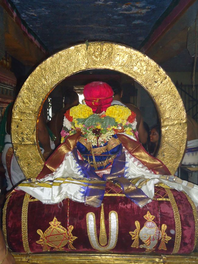 Kanchi Sri Devarajaswami Temple Sri Devaperumal Pazhayaseevaram Purappadu at Hillock 2015-007