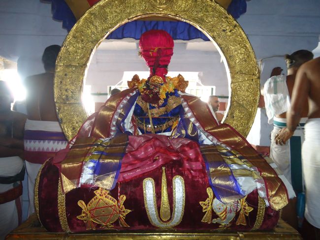 Kanchi Sri Devarajaswami Temple Sri Devaperumal Pazhayaseevaram Purappadu at Hillock 2015-069