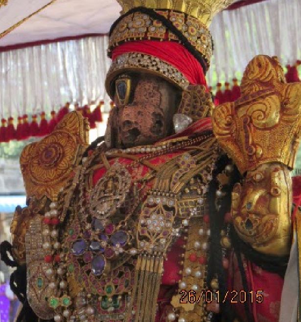 Sri Devaperumal surya prabhai rathasapthami purappadu 2015