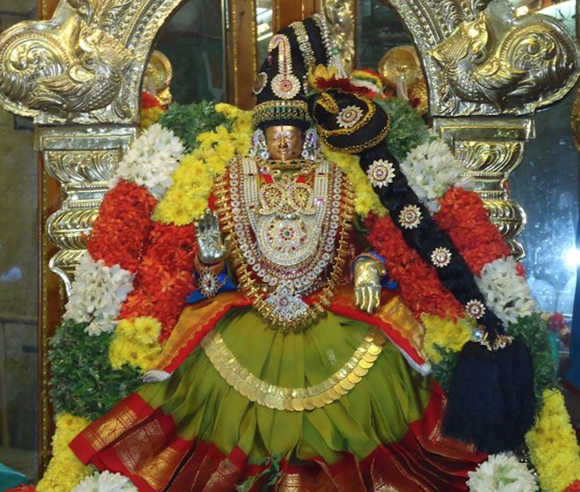 Srirangam Kannadi arai Sri Andal On pongal 2015